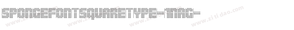 SpongefontSquaretype-1nAg字体转换