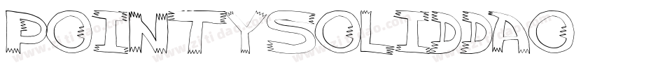 PointySolid-DAo3字体转换