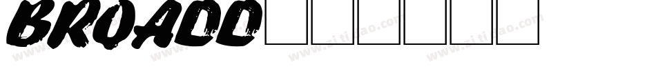 BROADD字体转换