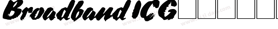 BroadbandICG字体转换