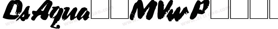 DsAqua1-MVwP字体转换