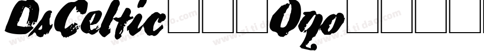 DsCeltic2-2Oqo字体转换
