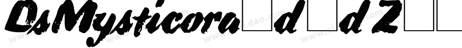 DsMysticora-d9dZ字体转换