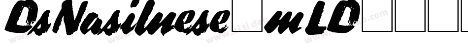DsNasilnese-mLD5字体转换