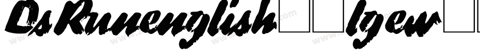 DsRunenglish1-lgew字体转换