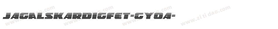 JagAlskarDigFet-GYOa字体转换