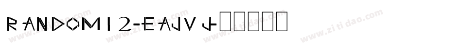 Random12-EaJVj字体转换