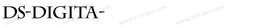 DS-Digita字体转换