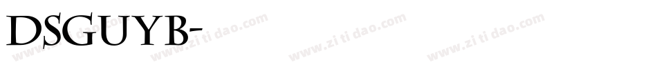 DSGuyB字体转换