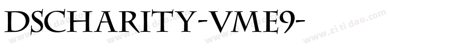 DsCharity-vme9字体转换