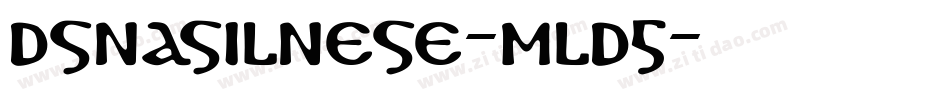 DsNasilnese-mLD5字体转换