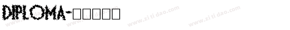 Diploma字体转换
