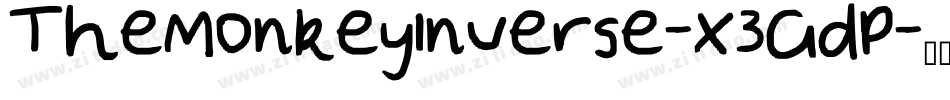 TheMonkeyInverse-X3GdP字体转换