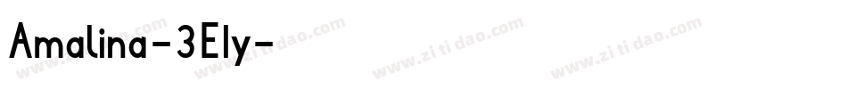 Amalina-3E1y字体转换