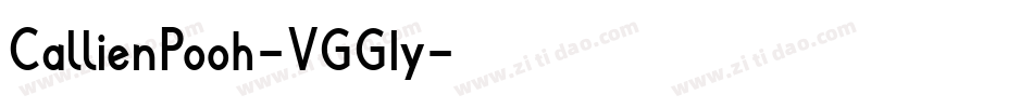 CallienPooh-VGG1y字体转换