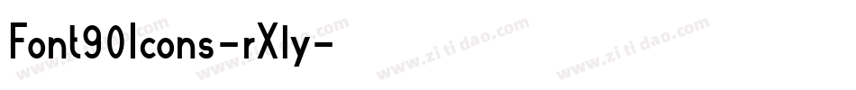 Font90Icons-rX1y字体转换