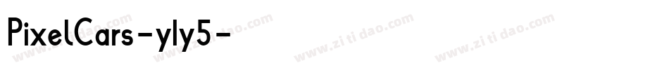 PixelCars-y1y5字体转换
