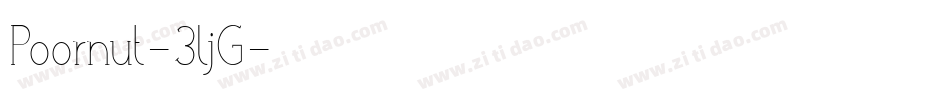 Poornut-3ljG字体转换