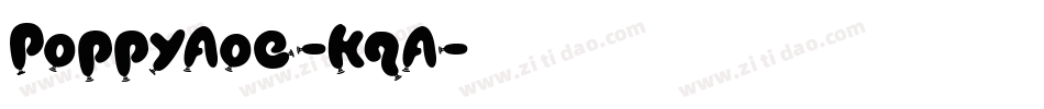 PoppyAoe-KqA字体转换