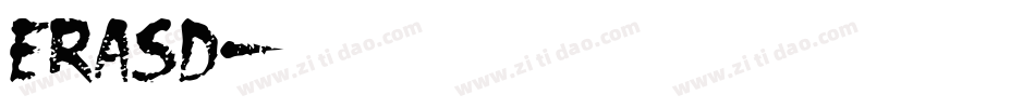 Erasd字体转换