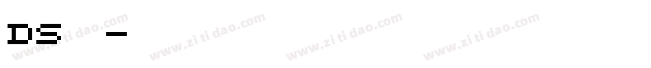 DS青空字体转换