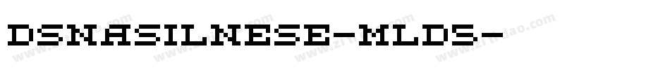 DsNasilnese-mLD5字体转换