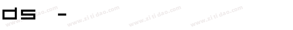 DS青空字体转换