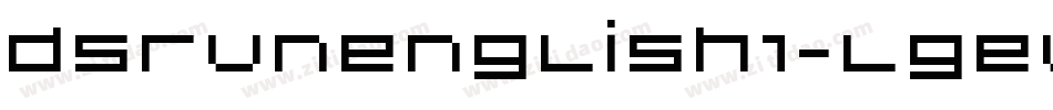 DsRunenglish1-lgew字体转换