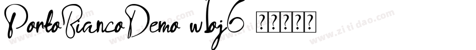 PortoBiancoDemo-w1oj6字体转换