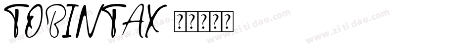 TOBINTAX字体转换