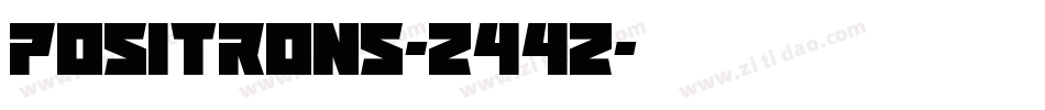 Positrons-Z44Z字体转换