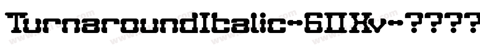 TurnaroundItalic-6OXv字体转换