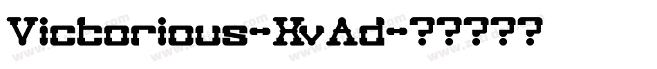Victorious-XvAd字体转换