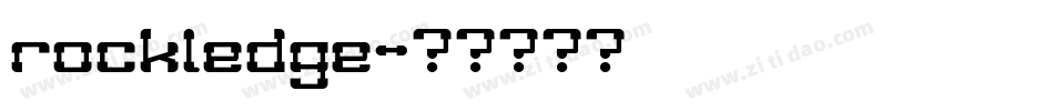rockledge字体转换