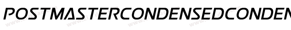 PostmasterCondensedCondensed-dYKV字体转换