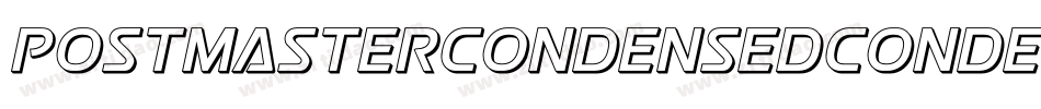 PostmasterCondensedCondensed-dYKV字体转换