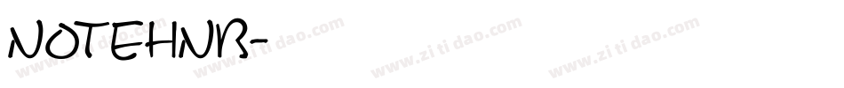 NOTEHNB字体转换