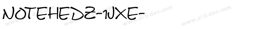 Notehedz-1jxe字体转换