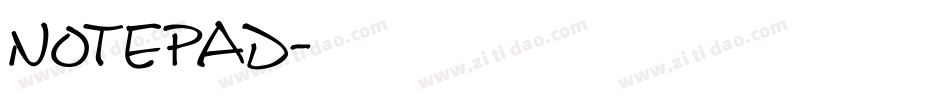 Notepad字体转换
