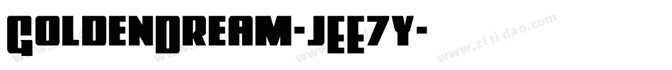 GoldenDream-jEE7y字体转换