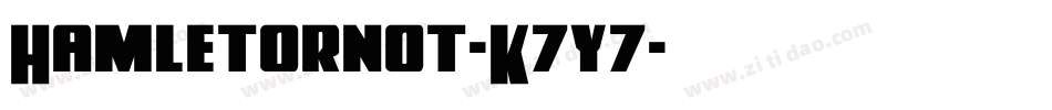 Hamletornot-K7y7字体转换