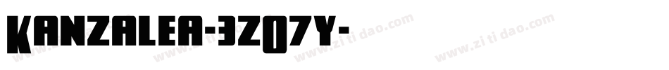 Kanzalea-3zO7y字体转换