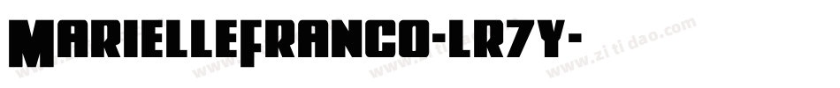 MarielleFranco-lr7y字体转换