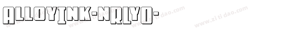 AlloyInk-nRLyO字体转换