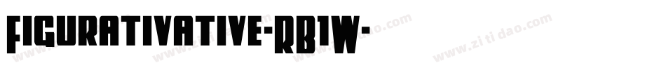Figurativative-RB1W字体转换