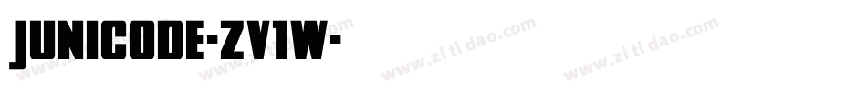 Junicode-zv1w字体转换