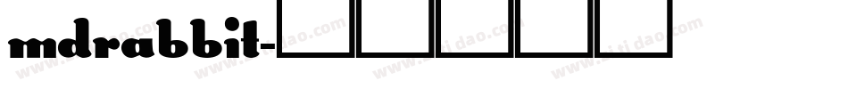 MDRABBIT字体转换