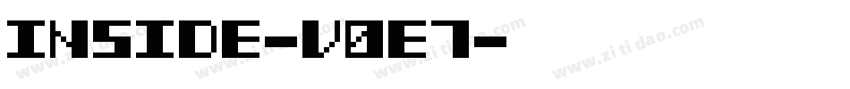 Inside-v0e7字体转换