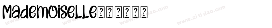 Mademoiselle字体转换