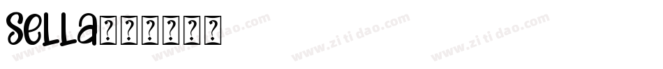Sella字体转换